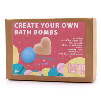 Bath Bomb Kit. Rose and Bubblegum.