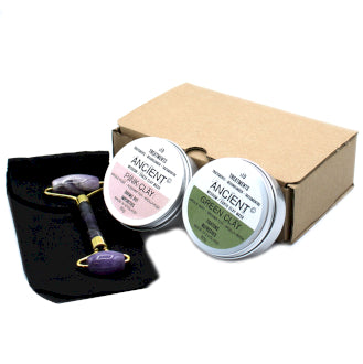 Pamper Kit - Gemstone Roller and Purifying Clay Masks