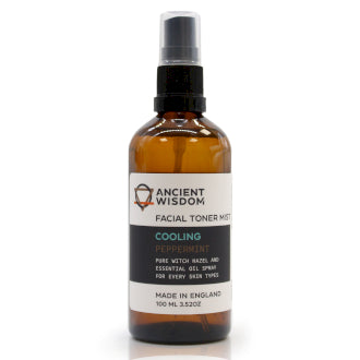 Facial Toner with Witch Hazel and Peppermint 100ml
