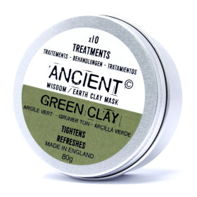 Green Clay Face Mask - Facial Mask- Clay Mask - Face Pack