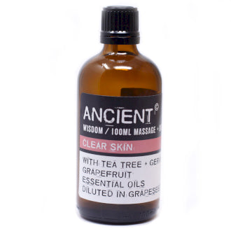 Clear Skin Massage Oil - Body Oil - Essential Oil