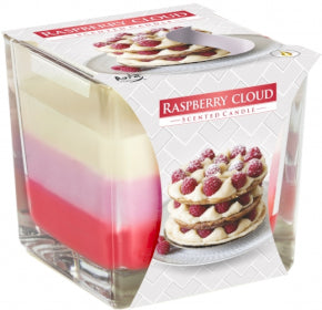 Raspberry Cloud Rainbow Jar Candle 