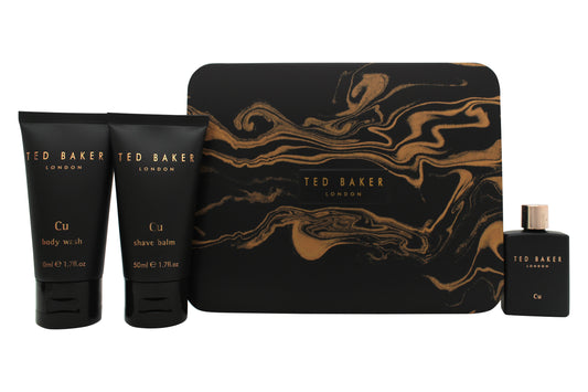 Ted Baker Cu Gift Set - Body Wash- Men's Perfume - Shave Balm