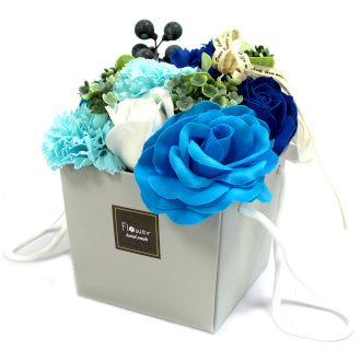 Blue Wedding Soap Bouquet | Blue Flower Soap | Pampering Heaven UK