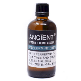Peppermint Fresh Massage Oil - Body Oil - Essential Oil